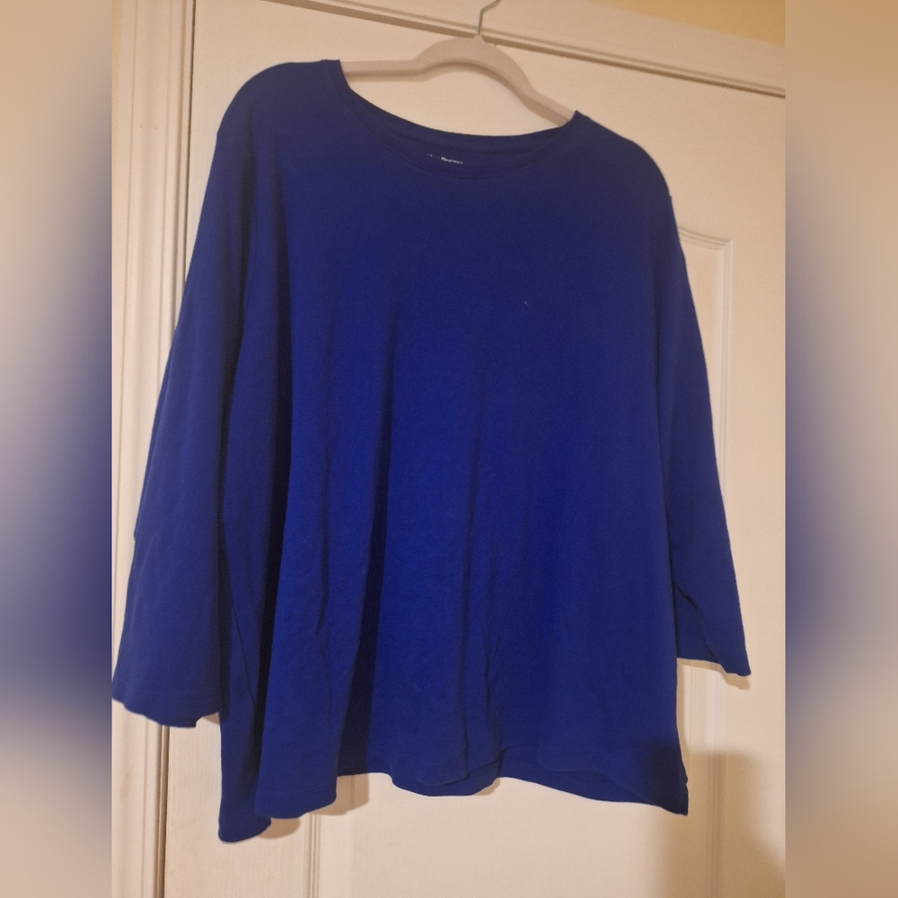 Kim Rogers Curvy 3/4 Length Shirt 3X - Picture 2 of 2